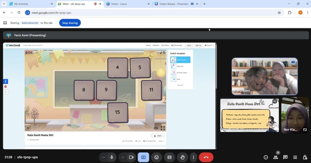 Physical Malay tuition class for Cambridge Primary Y1–Y6 students